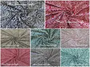 3 Yard Multicolor Floral Hand Block Printed Cotton Fabric Dressmaking Fabric AU
