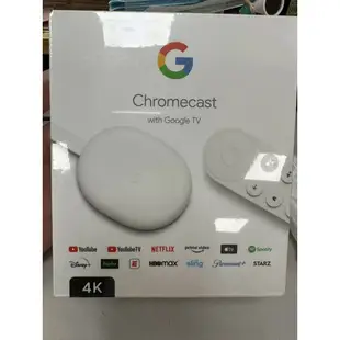 熱款優選 Chromecast 4代 with Google TV 四代 媒體串流播放器 HD 電視棒 安卓電視盒 電視