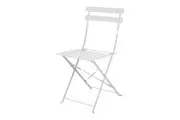 Bolero Grey Pavement Style Steel Folding Chairs (Pack of 2) - Cafe Chairs (GH551) - GH551