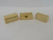 FISHING LURE wooden boxes with brass hardware NEW