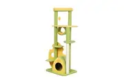 Pawz Scratching Post Plush Cat Tree 146CM Green