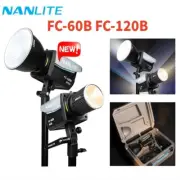 NANLITE FC-60B FC-120B Bi-Color LED Video Light 2700K-6500K Live Streaming Light