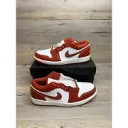 Nike Air Jordan 1 Low SE Mens Size 11.5 White Dune Red Lobster Sail FJ3459 160