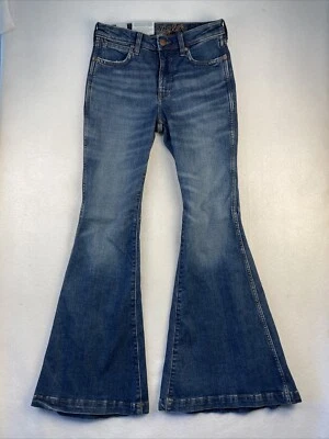 Wrangler Retro 27 X 34 High Rise Flare Bell Bottoms New NWT 1011MPFKP HTF