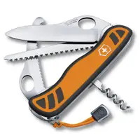 在飛比找誠品線上優惠-VICTORINOX 瑞士維氏 6用單手開防滑刀殼瑞士刀-橘