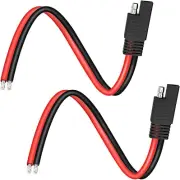 Yqkangzhu 2PCS 14AWG SAE Connector Cable, 2 Pin SAE Quick Connector Disconnec...