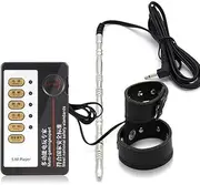 Electric Shock Urethral Sound Smooth Urethral Plug Stimulation Male Cock Ring Penis Insert Toys Band Electro Thrusting Toys Box Kit Sex Urinary Dilator Urethra Masturbation Rod for Men