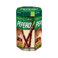 在飛比找蝦皮購物優惠-LOTTE PEPERO 杏仁巧克力棒分享盒128g