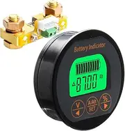 DollaTek 8-80V 100A Battery Current Voltmeter LCD Display Digital Tester Monitor for Auto Car/Motor Boat/Caravan etc.