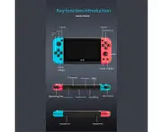 X52 Handheld Game Console HD 5.1 Inch Portable Retro Game Console Built-in Retro Classic Games Audio Video