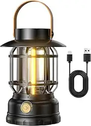 Solar Lantern – Rechargeable Fishing Light, Electric Lantern | Type-C Rechargeable Portable Lamp for Hiking, Cycling, Camping, Ideal for Outdoor Adventures, Nighttime Fishing, and Lighting