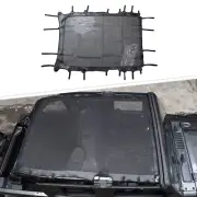 Sunshade Anti-UV Mesh Visor Net Top Cover for Jeep Wrangler JL 2018+ 4Dr Leather