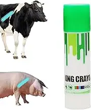 Cattle Marking Crayon,Livestock Marking Crayon - High Purity Paraffin Pet Marking Livestock Marking Paint Safe For All Animals