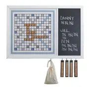 Wall Mounted Magnetic Scrabble Board - Beach Style - 0.9m x 0.6m