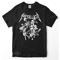 在飛比找蝦皮購物優惠-Metallica LIVE WIRE 高級 T 恤 met