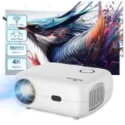Mini Projector AUTO Focus AUTO Keystone Portable Native 1080p Full HD Alliums