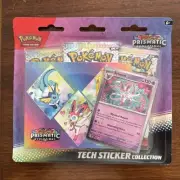 Prismatic Evolutions Tech Sticker Collection (SYLVEON) SEALED!