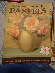 How to Draw with Pastels Book by Walter Foster vintage drawing illustrated