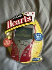 Hearts Big Screen Electronic Handheld Game Radica 76039 NIP 2005