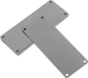 VALICLUD 10 Pcs Stainless Steel Blank Tags Metal Door Plate Engraving Blanks Hotel Sign DIY Engraving Plates
