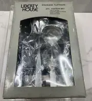 Liberty House Starlite Vintage 4 Piece Hostess Set Serving Spoon Fork Ladle