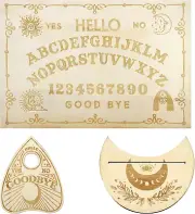 Wooden Ouija Board Board, Ouija Board, Witchboard, Witcher Board Game, Ghost Wri