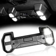 Interior Light Map Light Compatible With 2012-2018 Jeep Wrangler JK JKU, Reading Lights For Jeep JK Accessories 2 Door 4 Door, Push Button Switch Led Dome Light Front Seat Area