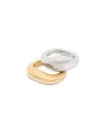 kate spade new york Two Tone Molten Stacking Rings, Set of 2
