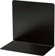 Sonic DA-7164-D Bookend with Magnet, L-Shaped, Wide, 1 Piece, Black