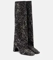 [Coperni] Coperni Embellished knee-high boots AU 10 black