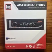 Dual Electronics XDC100BT AM/FM CD Car Stereo Radio Single DIN Bluetooth USB NEW