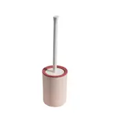 Wall-mounted Silicone Toilet Brush No Dead End Toilet Brush Set Household Punch-free Toilet Brush Bottom Drain Bathroom Cleaning
