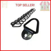 Heavy Duty Truck Bed Tie Down Anchors Rings Trailers Hook Cargo Bolt on V Ring P
