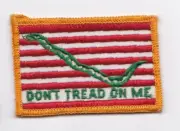 Don't Tread On Me Flag Morale Patch 2 x 3"