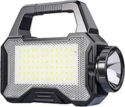 Zestivra Flashlight Solar Rechargeable | Handheld Flashlights Bright Solar Lights | Torch Flash Lights Survival Gear, Waterproof Rechargeable Lantern with 3 Modes for Power Outage Hiking Camping