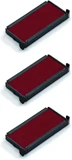 Trodat Refill Ink Pads for 6/4912 Stamp Set of 3 Red
