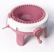 40 Needles Knitting Machine, Smart Weaving Loom Round Spinning Knitting Machines, DIY Knit Loom Machine Kit for Hat, Scarves, Gloves, Socks, Weaving Loom Machine Kit for Adults Kid