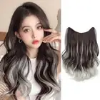 Gradient Paris Painting Dye Synthetic Wig Highlight Hair Extensions Hair Pie _ch
