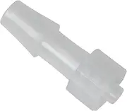 MEETOOT 10pcs Male Luer Lock 1/4" PP Hose Barb Adapter for Laboratory Biochemical/Analytical Instruments, Food Machinery and Aquarium Equipment