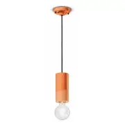 Pi Pendant D.8, Peach Orange