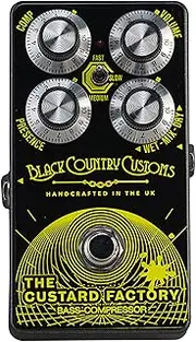 Laney Black Country Customs The Custard Factory Compressor Boutique Bass Effect Pedal, (BCC-TCF)