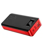 30000mAh Digital Display Flashlight Fast Charging Power Bank Case For Samsung Xiaomi Huawei