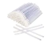 Lip Brushes Gloss Wands Applicator Make Up Brush, 350pcs,Solid Clear, Makeup Lipstick Eyelash Applicators Lips Tool Beauty Mascara Eyebrow Lipgloss