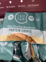 White Chocolate Macadamia Protein Cookies 12 Soft Chewy Made With Monk Fruit