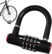 [Generic] Password Lock | Padlock with Code | Anti-Theft Padlock Waterproof Bike Wheel Locker for Outdoor Camping Motorcycle Travel Garage Backpack Men Women