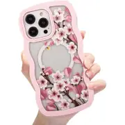 Compatible with iPhone 12 Pro Max MagSafe Case Cute Flower Pattern (4237)