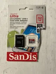 Sandisk Micro SDHC 32GB Micro SD With Adapter Android BRAND NEW