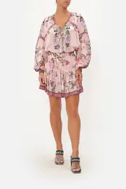 GATHERED PANEL MINI SKIRT MAD AS A SNAKE