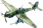 1/72 Scale German Stuka Junkers Ju-87G1 Dive Bomber Model Alloy Model Diecast Plane Toy for Collection