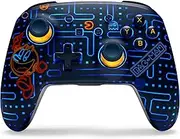 PowerA Enhanced Wireless Controller for Nintendo Switch with Lumectra - PAC-MAN NEON ARCADE, Gamepad, Game Controller, Bluetooth Controller, Rechargeable